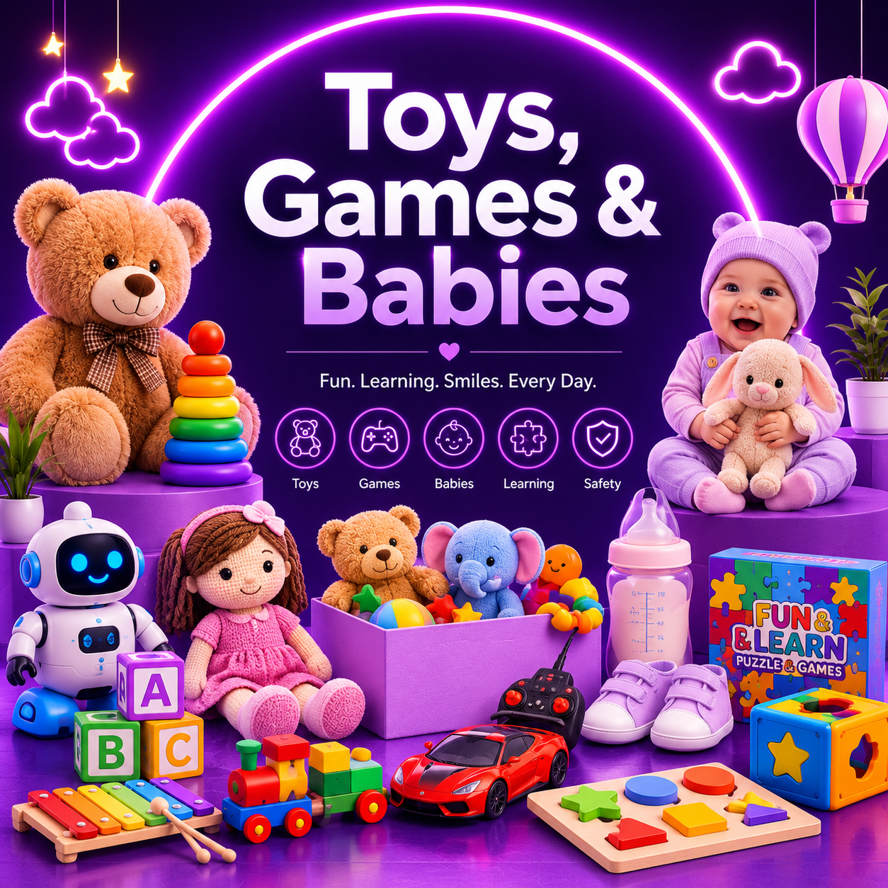 Toys, Games & Babies